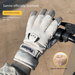 Gloves For Cycling Windproof Skiing Winter Women Cute Fleece Lined Thickened Warm Cold-Proof Outdoor Waterproof_desvips.com