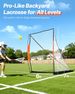 VEVOR Lacrosse Goal, 6' X 6' Lacrosse Net, Portable Lacrosse Goal With Carrying Bag, Fiberglass Pole, Backyard Lacrosse Training Equipment_desvips.com