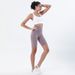 SOISOU Nylon Women's Gym Yoga Cycling Shorts High Waist Elastic Breathable No T Line Fitness Womens Clothing 24 Colors_desvips.com