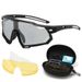 Large frame polarizing sunglasses set Color-changing glasses Men's sunglasses Women's Cycling glasses Outdoor_desvips.com