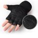 Cycling Fingerless Gloves Half Finger Sports Gloves_desvips.com