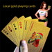 High-End Playing PVC Plastic Waterproof Black Gold Poker Adult High-Value Thickened Cards Dou Dizhu Wholesale_desvips.com