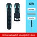 Universal Silicone Watch Bands For Kids – Soft, Adjustable Replacement Straps (12mm Flat Connector) – Pink & Blue Options_desvips.com
