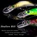 4.6g Crankbait Fishing Lure Floating Hard Bait Laser Bass Lure ABS Minnow Rattle Ball For Long Casting Saltwater Trout Pike_desvips.com