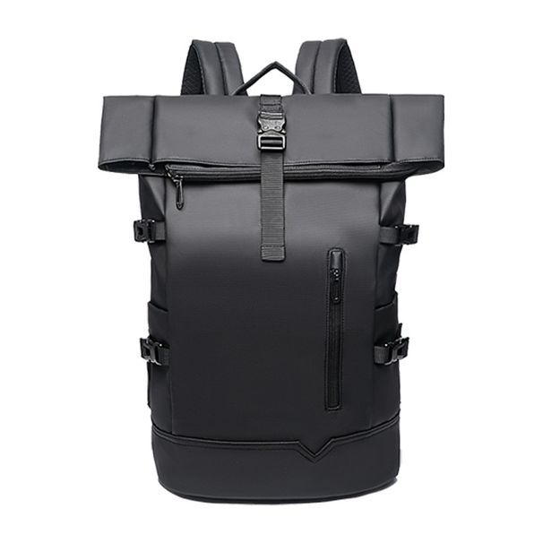 New Trendy Fashion Roll-Top For Men College Students Casual Travel Sports Fitness Backpack_desvips.com