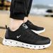Men's casual large size sports shoes outdoor mesh surface breathable leisure travel shoes water shoes_desvips.com