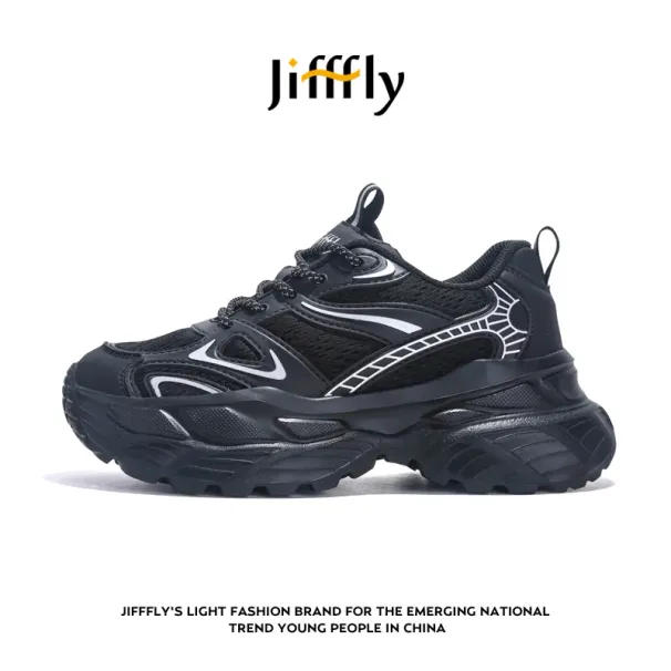 Free Shipping 2025 New Jifffly Designer Casual New Woman Flat Sneakers White Sport Outdoor Training Dad's For Autumn And_desvips.com