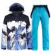 New Snowboarding Suit For Men Women, Couple Style, Warm Thickened Korean Version Ski Jacket And Pants Set_desvips.com