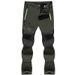 Men's Autumn Sports Long Women's Hiking Pants, Elastic Breathable Couple's Fleece-lined Thickened Outdoor Pants_desvips.com
