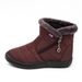 Women's Waterproof Snow Boots With Thick Fleece Lining - High Top Winter Shoes For Extreme Cold Weather - Slip-Resistant_desvips.com