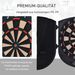 Electronic Dart Board With Cabinet Doors – 26 Games & 185 Variations English Voice Prompts LED Display 6 Darts Supports Up To 8 Players_desvips.com