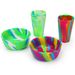 Eco-friendly portable outdoor salad bowl Camo Camping silicone pet Bowl Children's snack bowl Road trip fall proof_desvips.com
