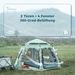 Qunature Camping Tent 2-4 Persons Pop-Up Tent Dome Tent Camping Tent Waterproof_desvips.com