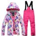 Winter Children's Ski Set Girls, Thickened And Warm Outdoor Jacket, Cotton Suit For Boys_desvips.com