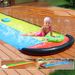 Inflatable PVC Water Slide With Sprayer Outdoor Slip Slide For Kids Adults Double Lane Splash Pool Wave Board Included_desvips.com