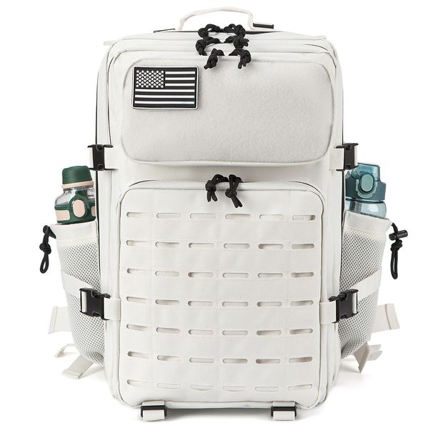 45L Test Men's Tactical Backpack With Double Cup Holder For Hunting, Outdoor Camping, Hiking, Survival_desvips.com