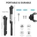 Portable High-pressure 500psi Bike Air Pump With Gauge For Fork & Rear Suspension Shock Absorber Mountain Bicycle Pump_desvips.com