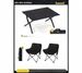 Portable Thickened Egg Roll Outdoor Camping Table And Picnic Chair Set_desvips.com