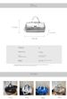 Dry And Wet Separation Gym Bag, Short Trip Travel Bag, Independent Shoe Compartment, PU Leather Tote/crossbody Sports Storage Bag_desvips.com