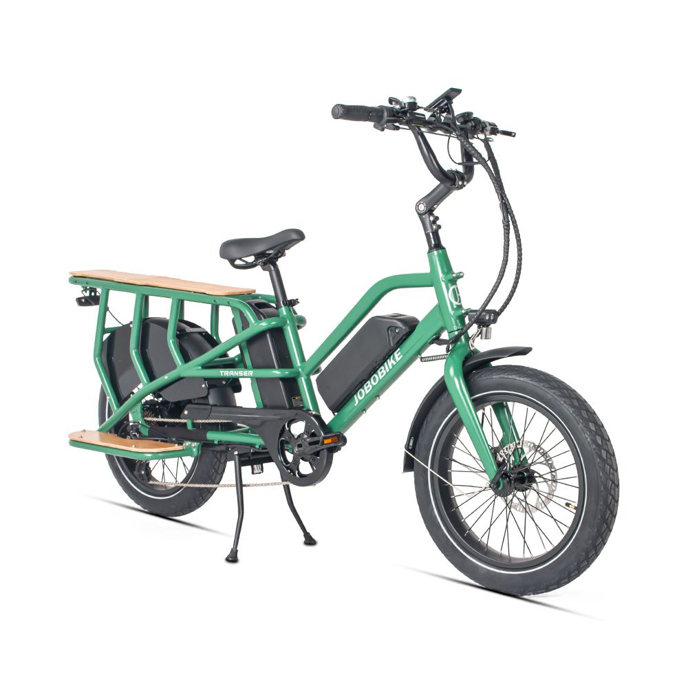 JOBOBIKE Transer Electric Cargo Bike For Family, Dual Battery LG 48V 15Ah 1440Wh_desvips.com