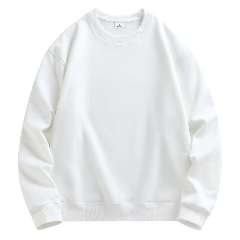 Thick Velvet Regular Anti Cotton Round Neck Sweatshirt For Both Men And Women, Solid Color Blank Version Jacket_desvips.com