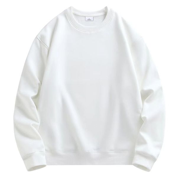 Thick Velvet Regular Anti Cotton Round Neck Sweatshirt For Both Men And Women, Solid Color Blank Version Jacket_desvips.com