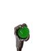Silver Dragon Claw Grasp Green Glass Ball Walking Cane Fashion Decorative Walking Stick Gentleman Elegant Cosplay Crosier 93cm_desvips.com