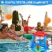 Inflatable Water Basketball Hoop Set Floating Pool Game For Kids Adults With Rings Ball Outdoor Swim Toy For Backyard Fun_desvips.com