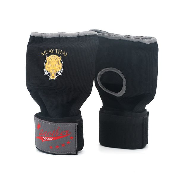 Gel Boxing Gloves Half Finger Boxing Gauntlets Sanda Fight Lazy Fast Hand Wrap With Bandage Hand Guard Cloth Muay Thai Men And Women_desvips.com