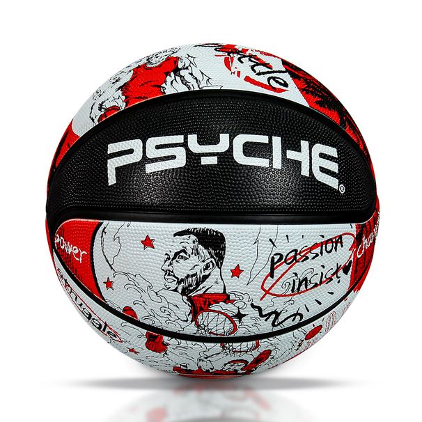 PSYCHE No. 7 Graffiti Series Youth Indoor And Outdoor Universal Basketball Anti-slip And Abrasion Resistant Rubber Basketball_desvips.com