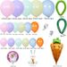 159-piece Chain Set Rabbit Carrot Holiday Birthday Party Balloon Garland Arch Easter_desvips.com