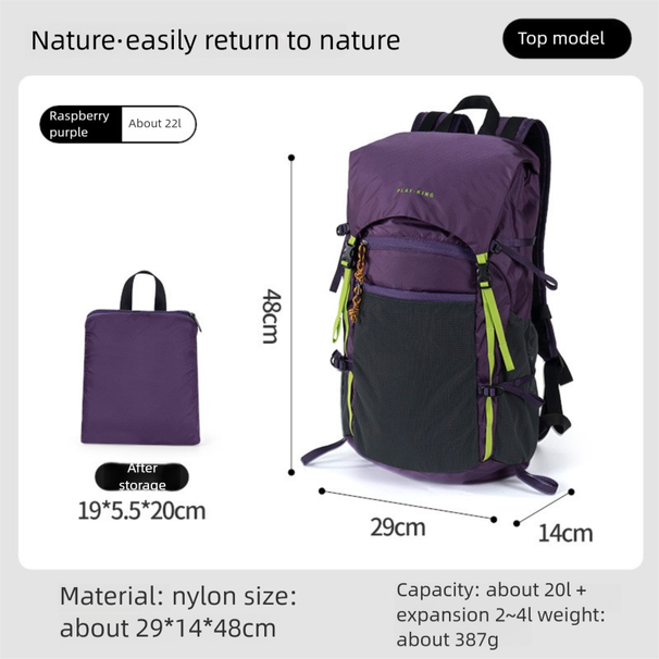 Outdoor Professional Waterproof Hiing Lightweight Foldable Large Capacity Flip Cover Summit Bag Travel Treing_desvips.com