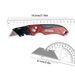 1pc Multi-function Folding Knife, Quick-change Box Cutter, Blade Stored In Handle, For Cable Cartons,with Spare Blades_desvips.com