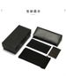 Leather Packaging Gray Sunglasses Box, Handmade Glasses Box_desvips.com