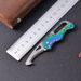 G18 Car Emergency Seatbelt Cutter EDC Multifunctional Folding Utility Keychain Serrated Hook Knife_desvips.com