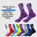Men's Football Socks TC Style Sweat Wicking Breathable Odor Resistant Non Slip Thickened Long Sports Socks_desvips.com