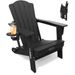 THOEOE Folding Adirondack Chair, HDPE All-Weather Outdoor Chair_desvips.com