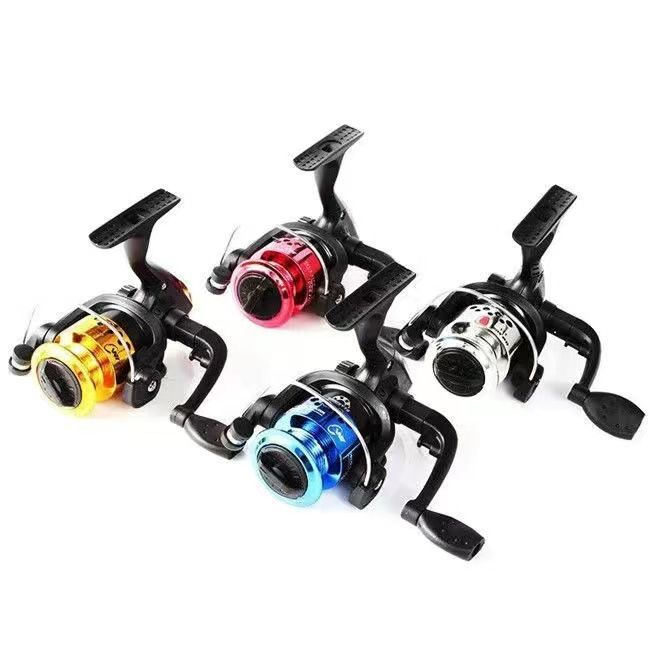 Fishing Tools Fishing Reel Accessories 200 Small Fishing Reel With Line Spinning Wheel Sea Rod Wheel Outdoor Supplies Fishing Sports Lure_desvips.com