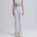 Double-line Yoga Bell-bottom Pants High Waist Hip Lifting Belly Trouser Nude Dance Fitness Outdoor Sports Women_desvips.com