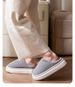 Down Cloth Waterproof Cotton Slippers In Autumn And Winter New Style For Couples Wearing Anti-slip Plush Plush Thickened Warm Shoes At Home_desvips.com