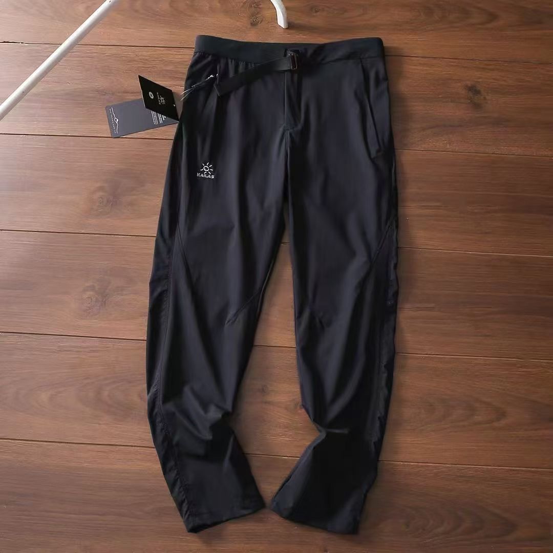 Men's Embroidered 2025 Lightweight Quick-Dry Straight-Leg New Soft Shell Outdoor Slim Fit Breathable Thin Pants_desvips.com