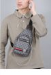 Outdoor Men's Chest Bag Diagonal Cross Bag Travel Shoulder Bag Large Capacity Leather Bag Sports Small Backpack Multifunctional Men's Bag_desvips.com