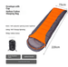 Camping Envelope Sleeping Bag Winter Outdoor Camping Adult Sleeping Bag Travel Mountaineering Sleeping Bag_desvips.com