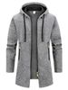 New Streetwear Men's Long Sleeve Sweatshirts For Zipper Hooded Oversize Winter Warm Jacket Coat Outdoor Tracksuit Men_desvips.com
