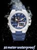 SMAEL Brand Sport 8103 LED Light Alarm Clock Dual Time Display Waterproof Auto Date Watch For Men_desvips.com