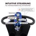 Elektromobil Für Senioren,300W-Motor,136 Kg Tragfähigkeit,25 Km Reichweite, Um 360° Drehbare Kopfstütze, Kein Führerschein Erforderlich.-MAX PLUS BLUE_desvips.com