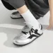 TuoPin Sliver Women Flat Sneaker Tongue Casual Womens Sneakers Trend Summer Woman Shoes 250228_desvips.com