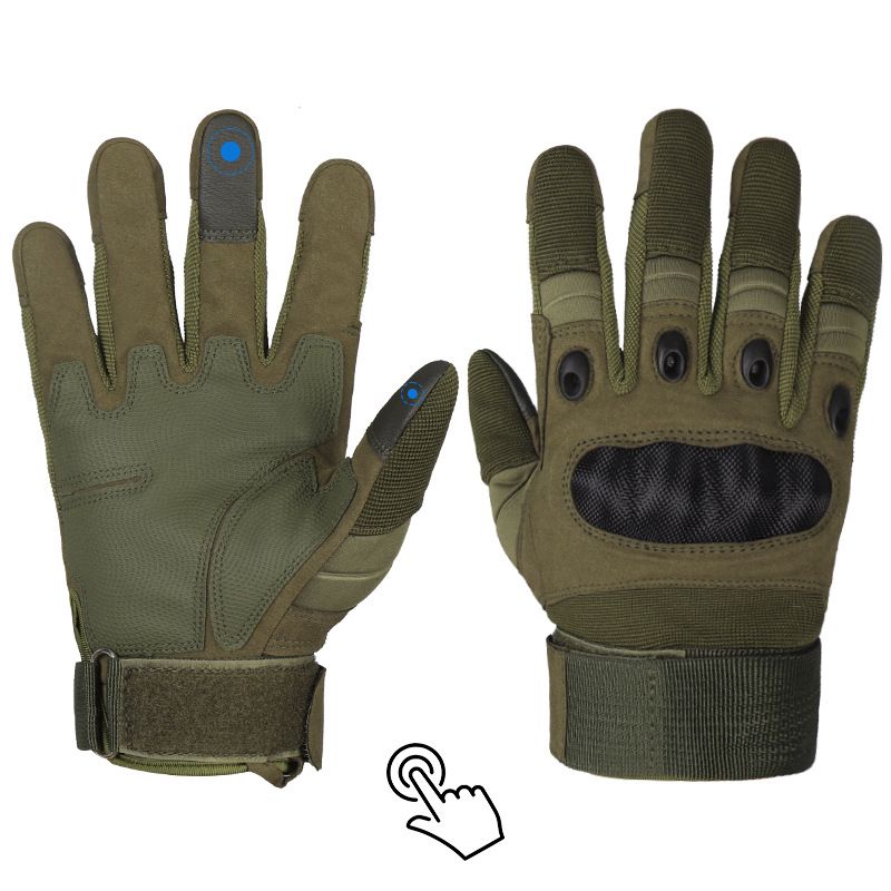 Touchscreen Full Finger Tactical Outdoor Cycling Sports Cross-Border Manufacturer Dropshipping B8 Motorcycle Gloves_desvips.com