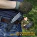 FLISSA 8.5 Inch Full Tang Fixed Blade Knife With Nylon Sheath_desvips.com