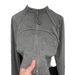 Stylish, Slimming, High-end Gray Stand-u Collar Zi-u Cardigan, 2025 Autumn New Model, Sun-rotective Yoga Slim-fit_desvips.com